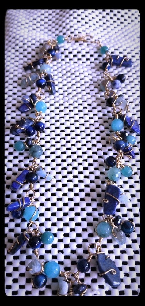 Handmade Semiprecious Stone Necklace